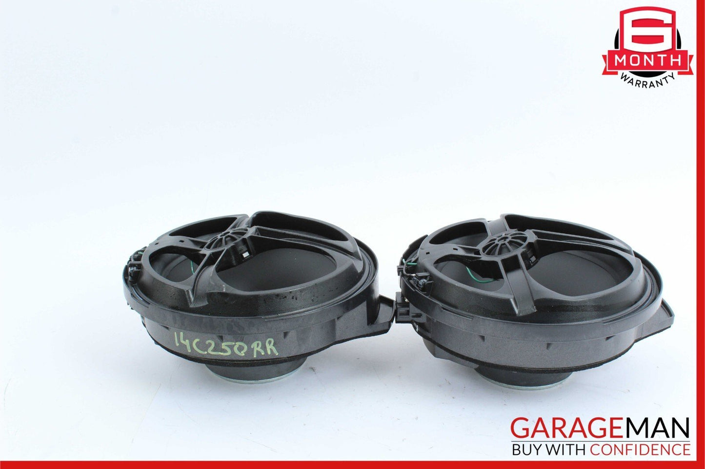 08-14 Mercedes W204 C250 Sedan Rear Left and Right Side Door Speaker Set of 2
