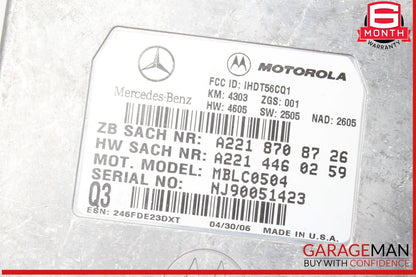 Mercedes X164 GL450 4MATIC Voice Communication Control Module 2218708726 OEM