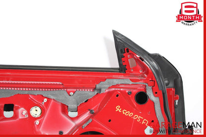 03-12 Mercedes R230 SL500 Front Left Side Exterior Door Shell Frame Panel Red