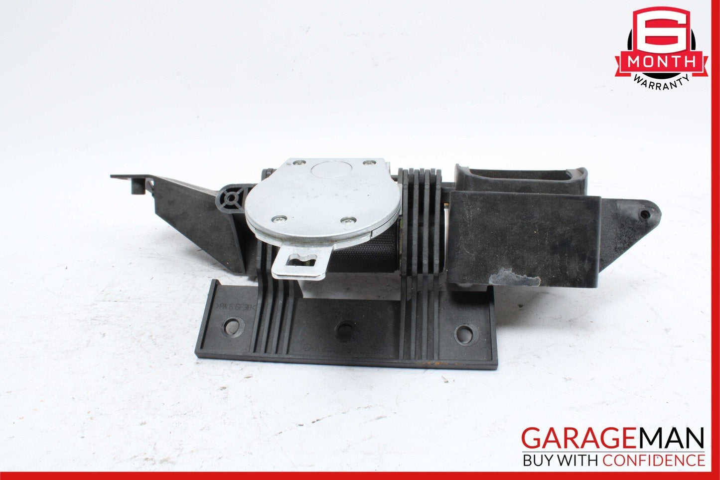 03-08 Mercedes R230 SL500 Rear Left Seat Belt Retractor Luggage w/ Speaker Gray