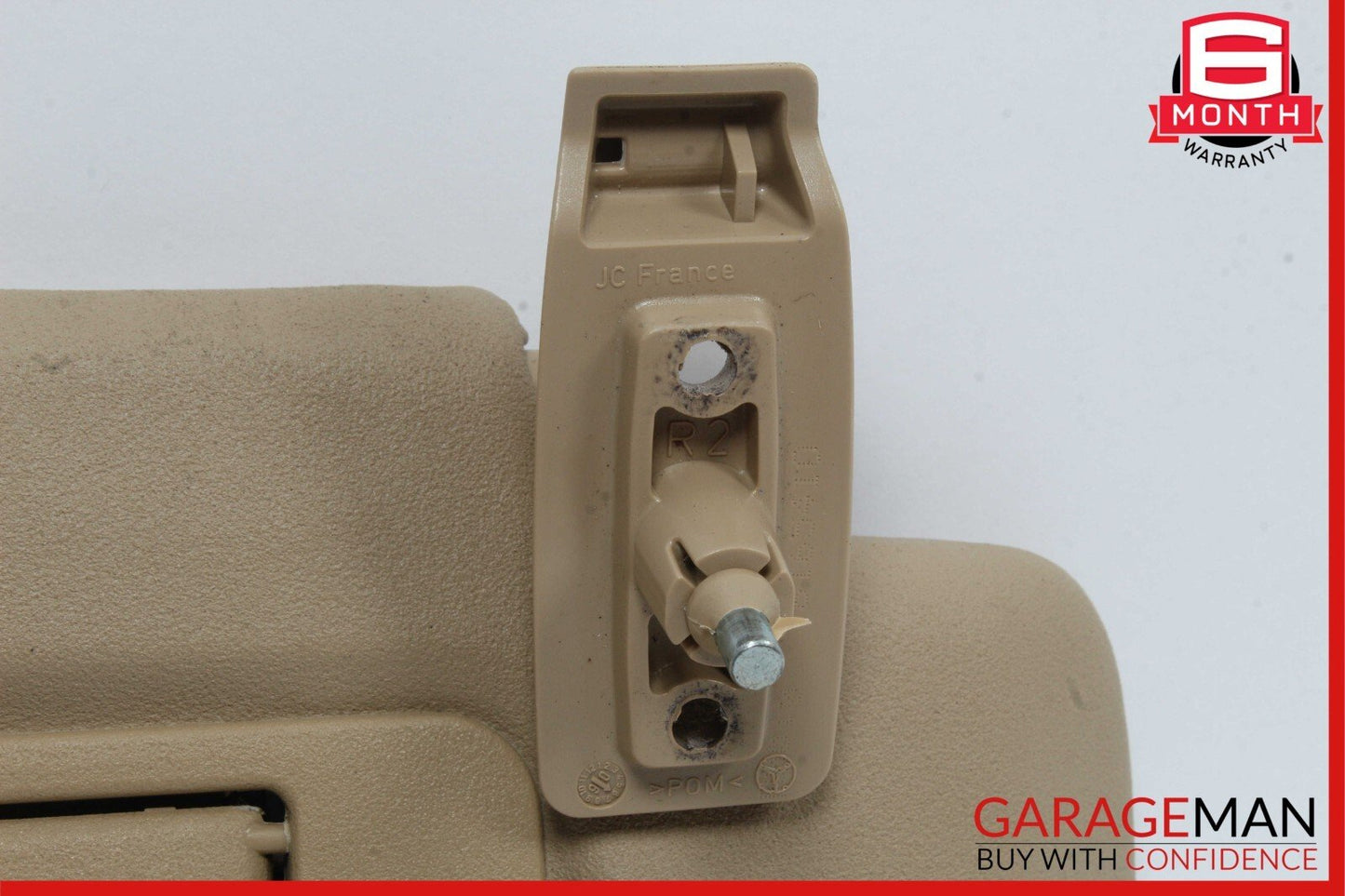 06-08 Mercedes W251 R350 Front Right Passenger Sun Visor Sun Shade Cover Brown