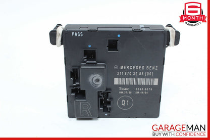 03-09 Mercedes W211 E350 E500 Rear Right Door Control Module 2118703285 OEM