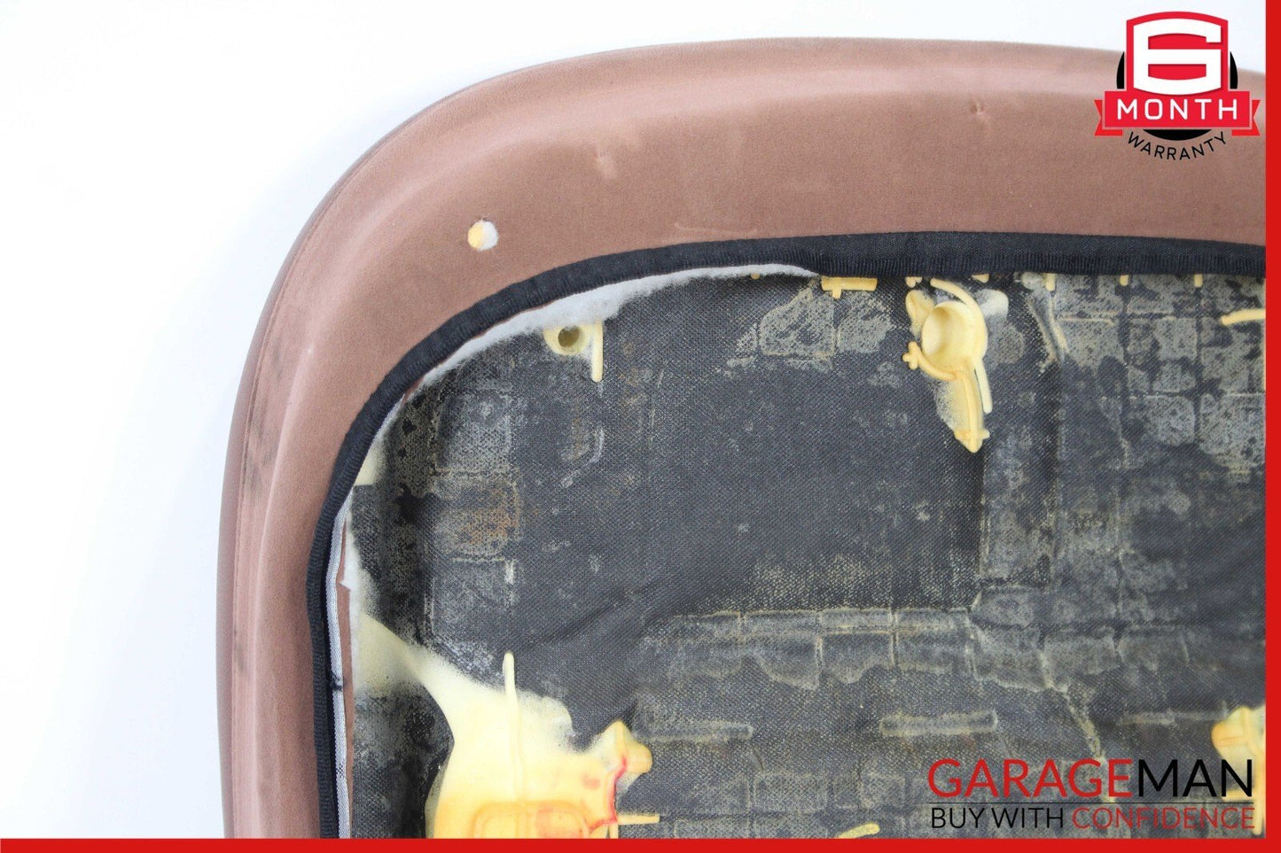 14-18 Maserati Quattroporte Front Right Lower Bottom Seat Cushion Cover Brown