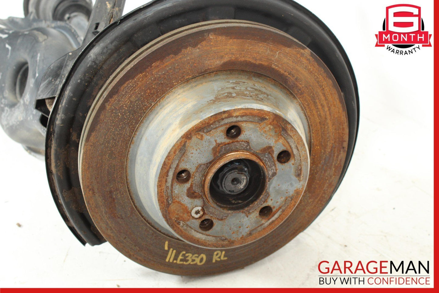 10-16 Mercedes W212 E350 Rear Left Spindle Knuckle Hub Bearing CV Shaft Assembly