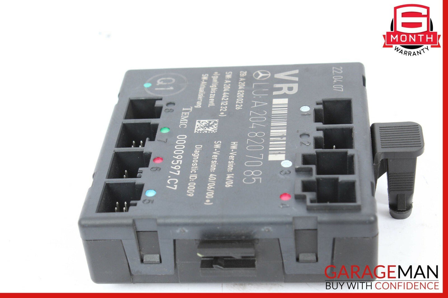 08-11 Mercedes W204 C250 C300 Front Right Passenger Side Door Control Module OEM