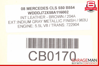 06-11 Mercedes W219 CLS550 Rear Right Door Control Module 2198200326 OEM