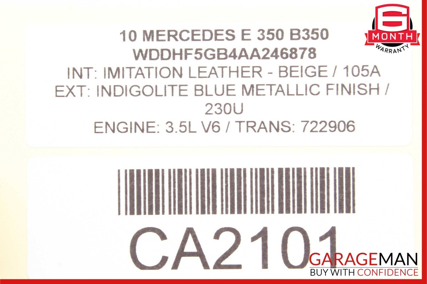 08-18 Mercedes W212 E350 E400 SLK350 Front Left Side Door Control Module OEM