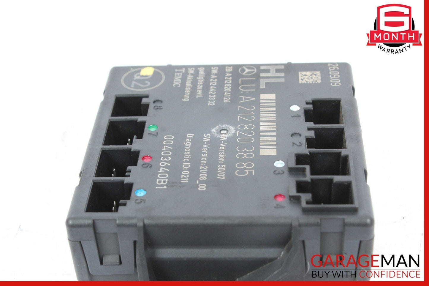 08-15 Mercedes W204 C300 C350 Rear Left Side Door Control Module 2128203885 OEM