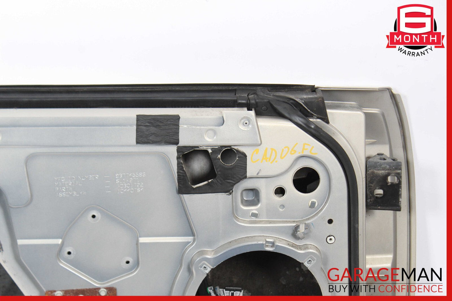 04-09 Cadillac XLR Left Driver Side Door Shell Frame Panel OEM