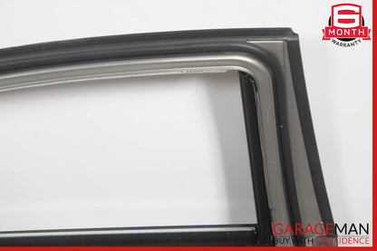 09-15 BMW 750i 750Li Rear Left Exterior Door Shell Panel Silver OEM