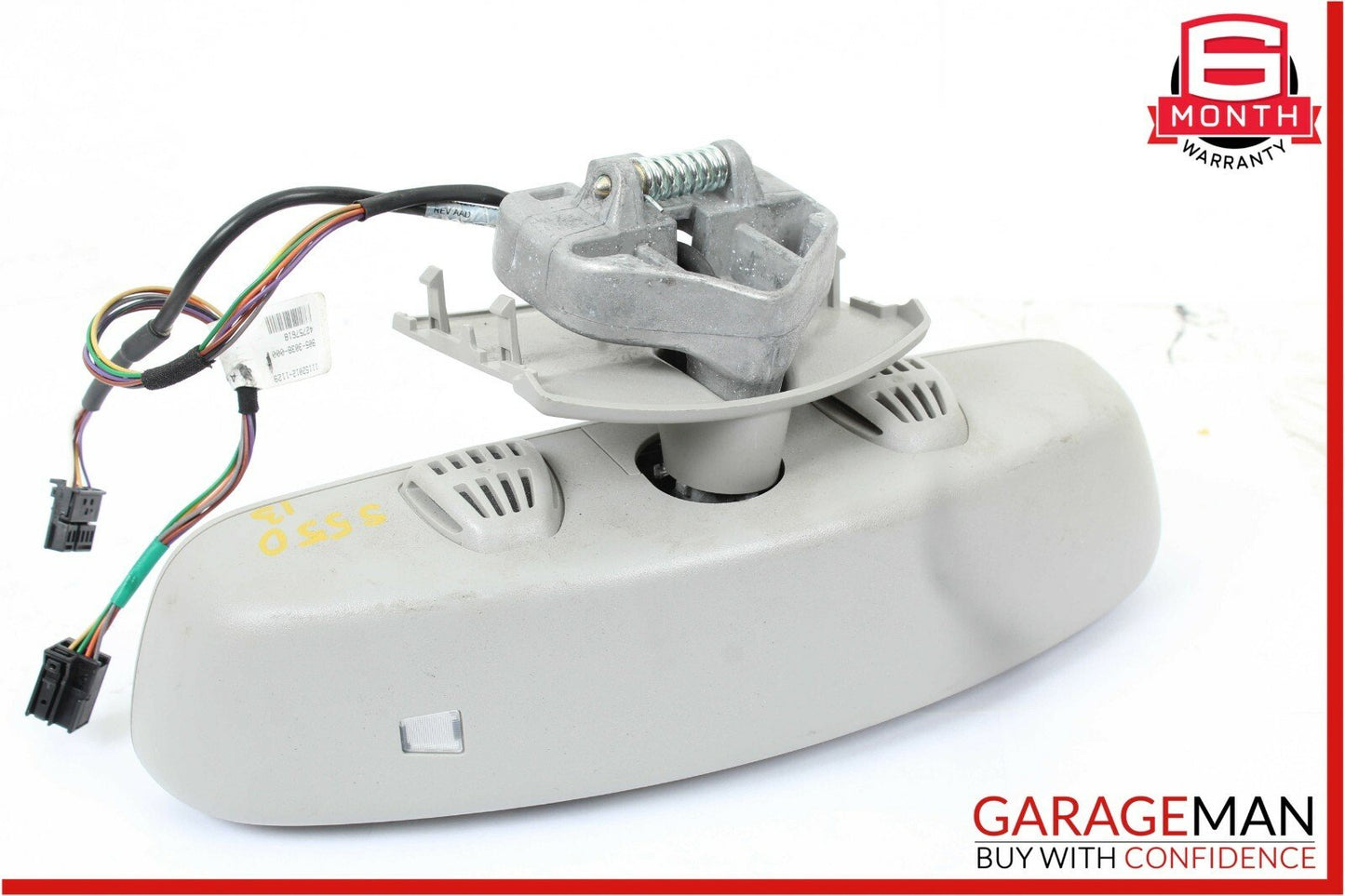 10-13 Mercedes W221 S550 S400 S65 AMG Interior Rear View Mirror Assembly Gray
