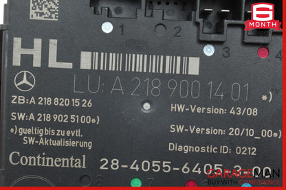 08-18 Mercedes W204 C250 Rear Left Side Door Control Module 2189001401 OEM