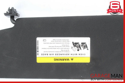 08-14 Mercedes W204 C250 C300 C350 Front Right Side Sunvisor Sun Visor Black