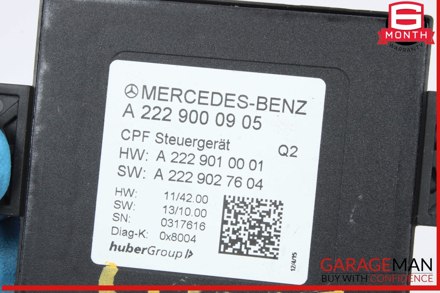 14-20 Mercedes W205 C300 GLC450 Rear View Camera Control Module Unit OEM