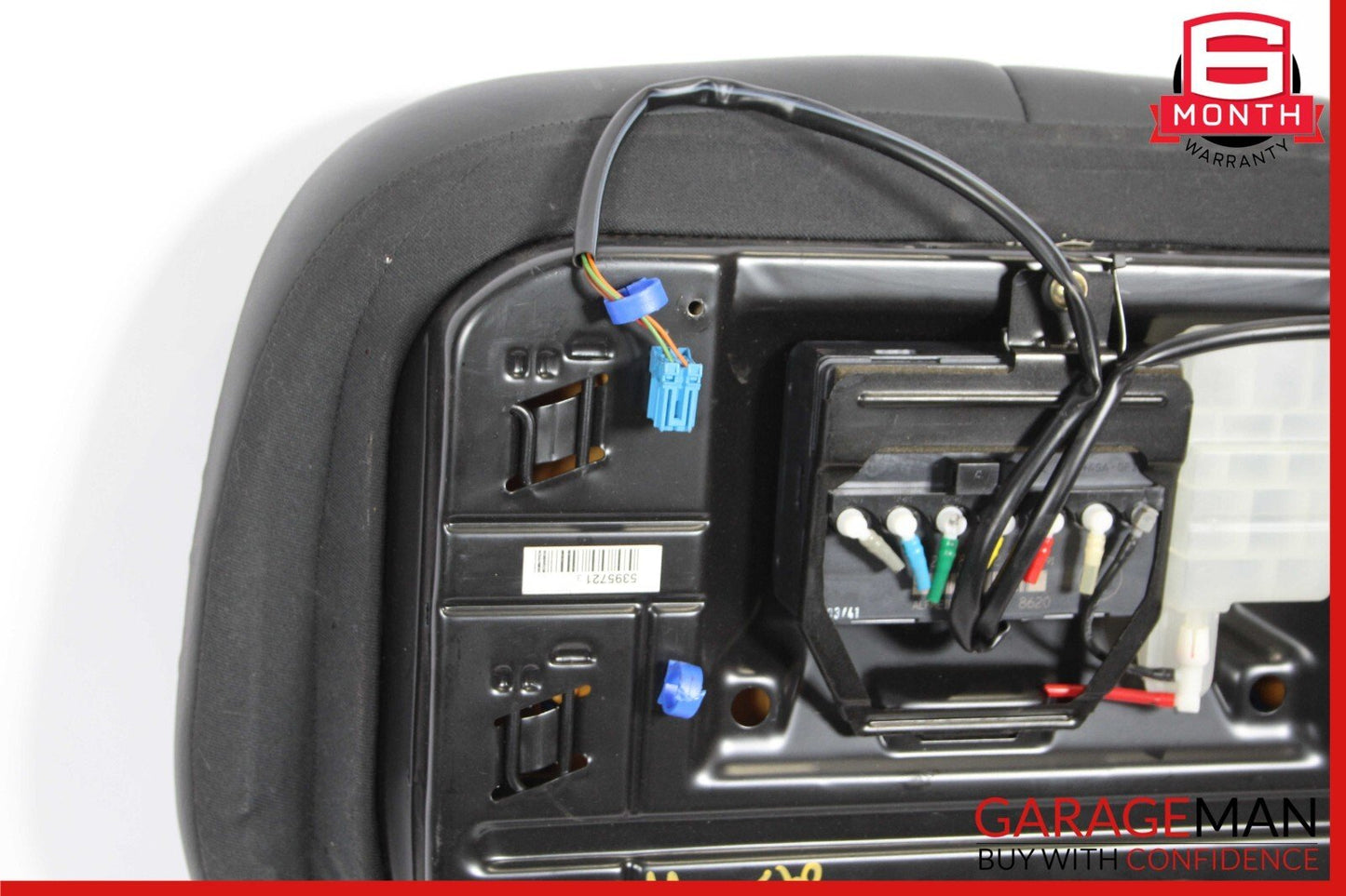 03-06 Mercedes W220 S600 Front Right Passenger Bottom Lower Seat Cushion Black