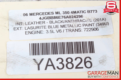 06-12 Mercedes W164 ML350 Rear Left or Right Suspension Upper Control Arm OEM