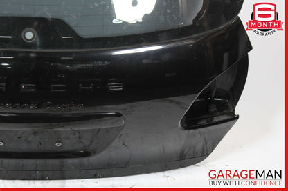 11-14 Porsche Cayenne 958 Trunk Lid Liftgate Tailgate Hatch Shell Black OEM