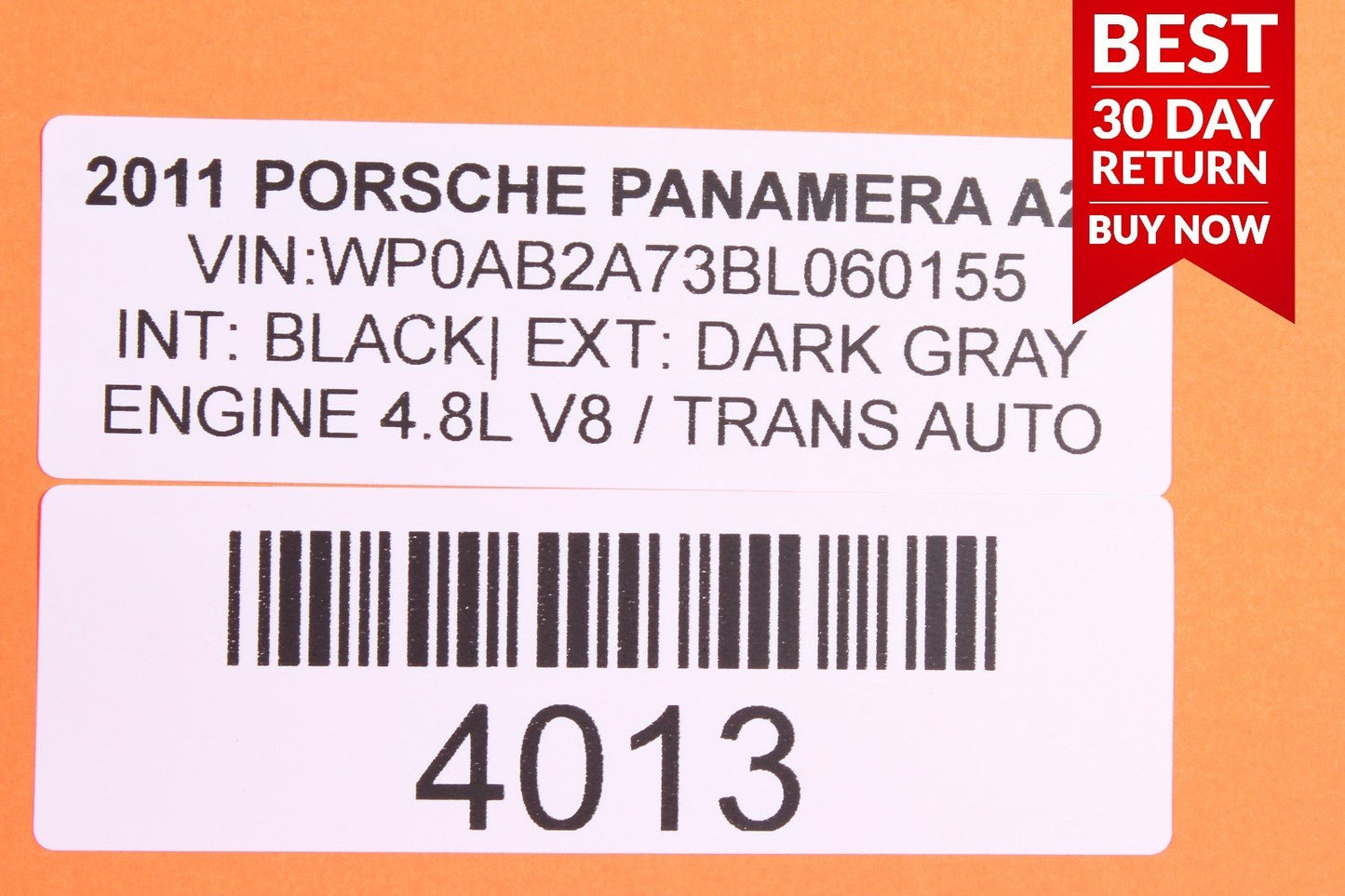 10-15 Porsche Panamera Rear Right Side Center Console Dash Air Vent Trim A28 OEM