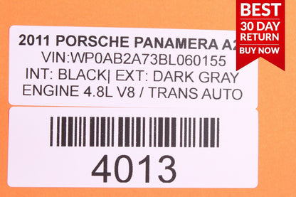10-15 Porsche Panamera Rear Right Side Center Console Dash Air Vent Trim A28 OEM