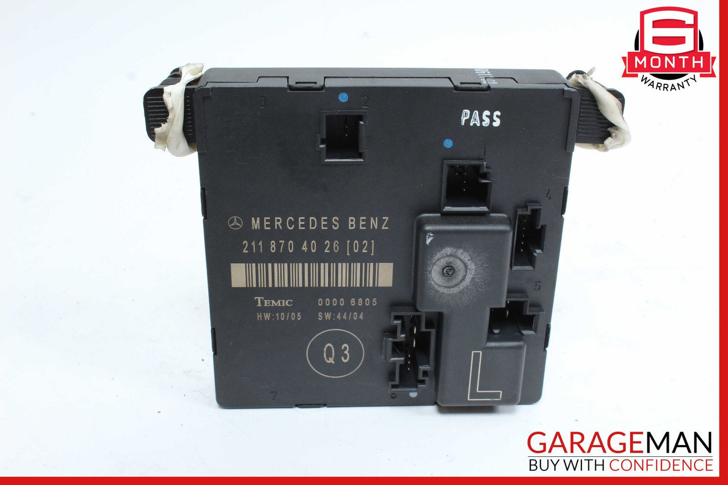 03-09 Mercedes W211 E350 E550 E63 AMG Rear Left Driver Door Control Module OEM