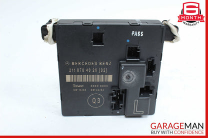 03-09 Mercedes W211 E350 E550 E63 AMG Rear Left Driver Door Control Module OEM