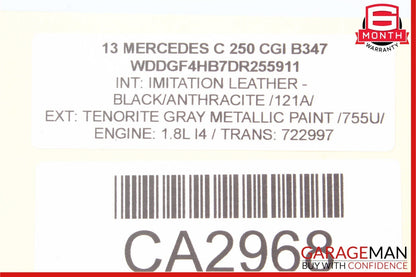 12-15 Mercedes SLK350 C250 GLK350 Sirius Satellite Radio Receiver Control Module