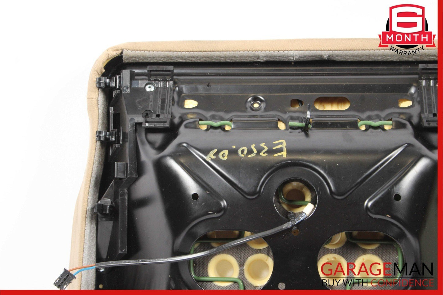 07-09 Mercedes W211 E350 E550 Front Right Side Lower Bottom Seat Cushion Beige