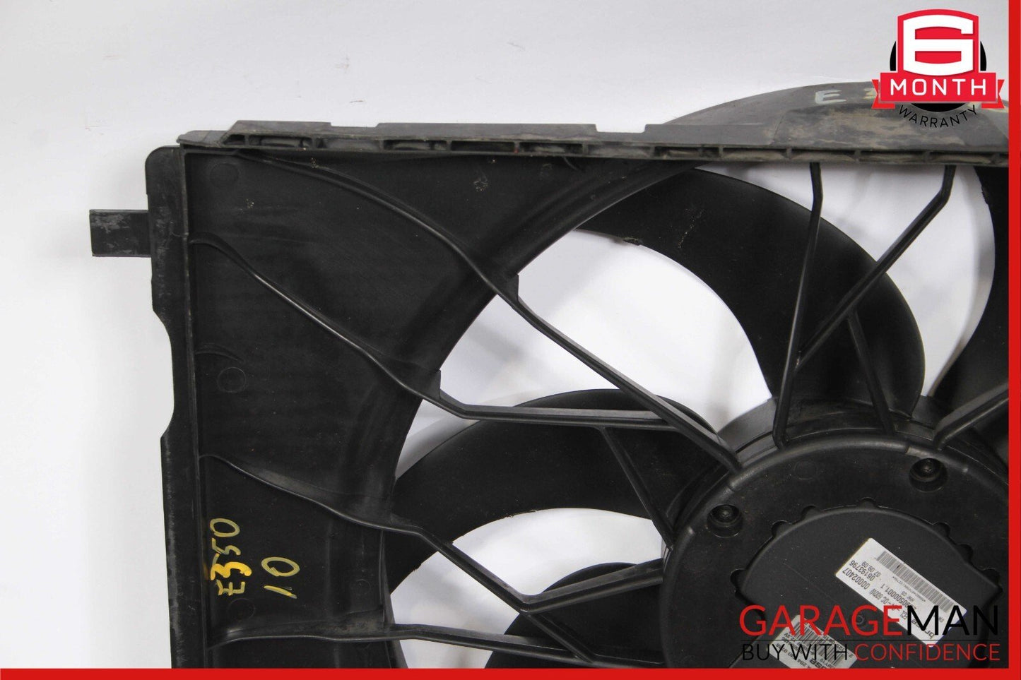 08-16 Mercedes W204 C300 E350 Engine Radiator Cooling Fan Motor Shroud Assy