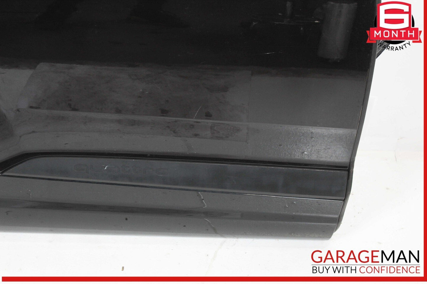 17-19 Audi Q7 Rear Right Passenger Side Door Shell Black OEM
