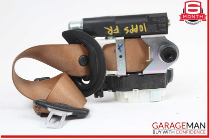 10-16 Porsche Panamera 970 Front Right Passenger Side Seat Belt Brown OEM