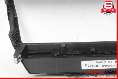07-13 BMW X5 X6 HVAC HEATER AC CLIMATE CONTROL SWITCH PANEL W/ TRIM OEM