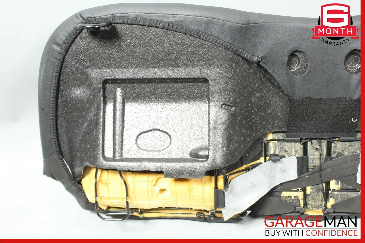 14-17 Maserati Ghibli Rear Lower Bottom Bench Seat Cushion Cover Black OEM
