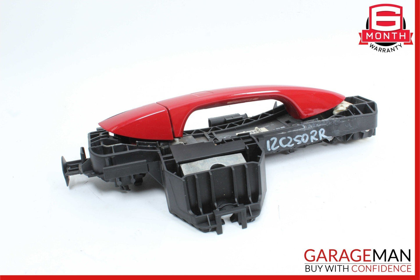 08-14 Mercedes W204 C250 C300 Rear Right Side Exterior Door Handle Red OEM