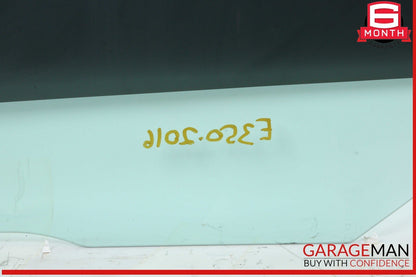 10-16 Mercedes W212 E350 Front Right Passenger Side Door Window Glass OEM