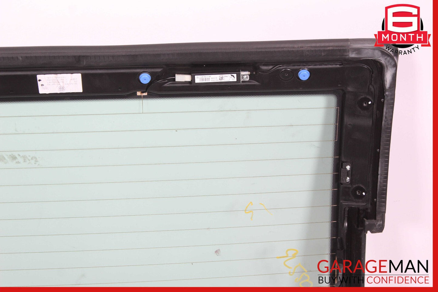 03-12 Mercedes R230 SL500 SL55 AMG Rear Back Windshield Glass Assembly OEM