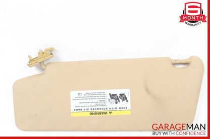 08-14 Mercedes W204 C250 C300 Front Right Side Sun Visor Sunvisor Shade Brown