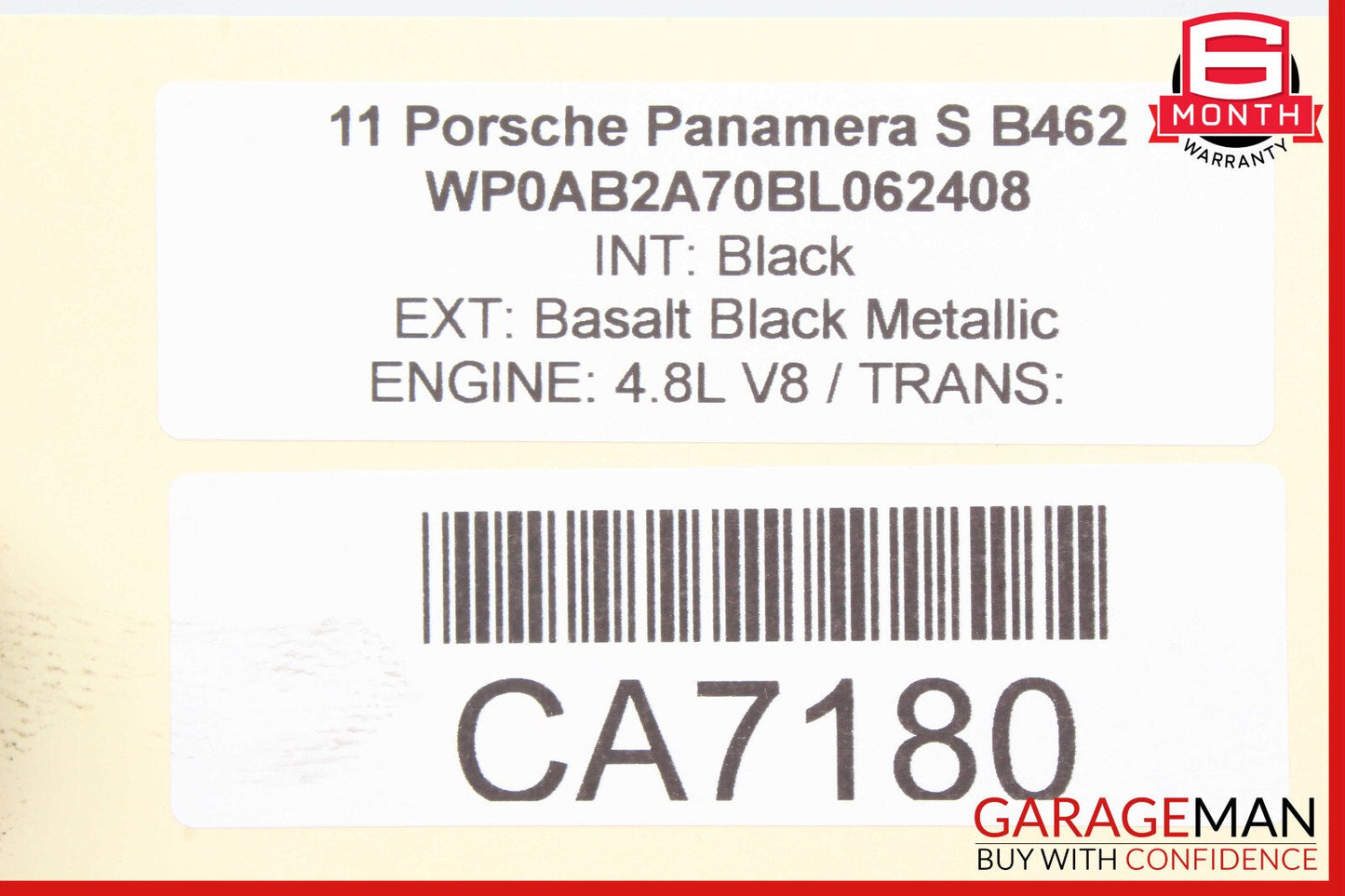 10-13 Porsche Panamera 970 Hydraulic Power Steering Pump Assembly OEM