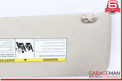 11-16 BMW 528i 535i 550i F10 Front Right Passenger Side Sunvisor Sun Visor OEM