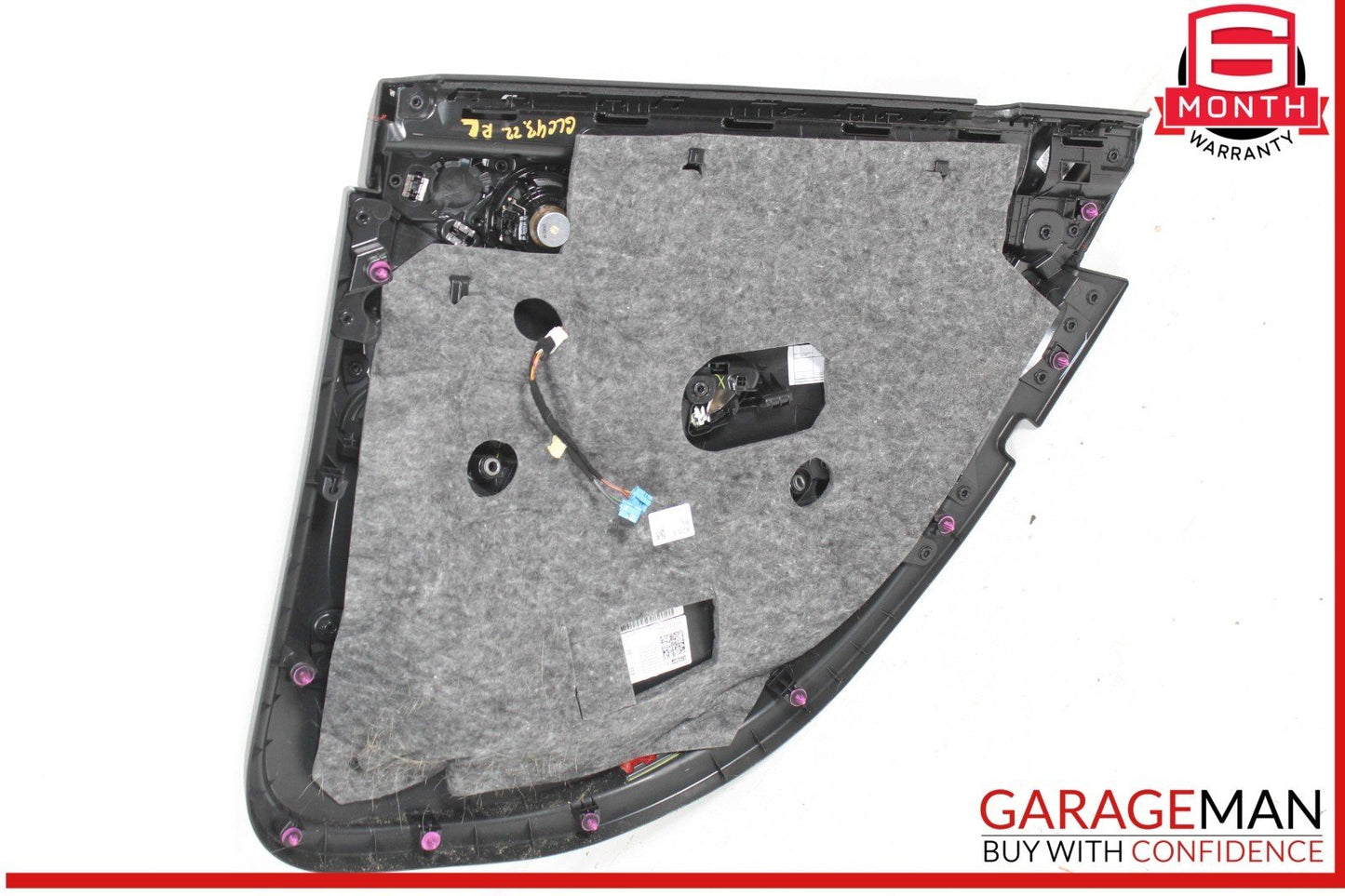 16-22 Mercedes X253 GLC43 AMG GLS300 Rear Left Side Interior Door Trim Panel OEM