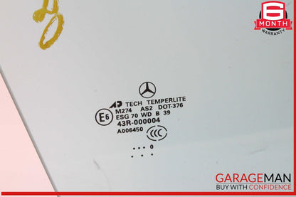06-12 Mercedes X164 GL550 GL450 Front Right Side Door Window Auto Glass OEM