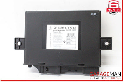 07-10 Mercedes W221 S550 S600 Keyless Go Control Module Unit 2218707392 OEM