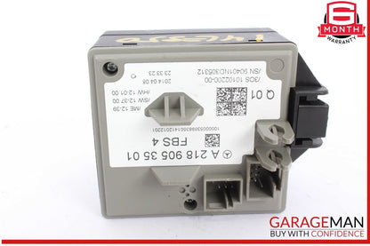 14-17 Mercedes W212 E350 E400 Ignition Switch Control Module w/ Key OEM
