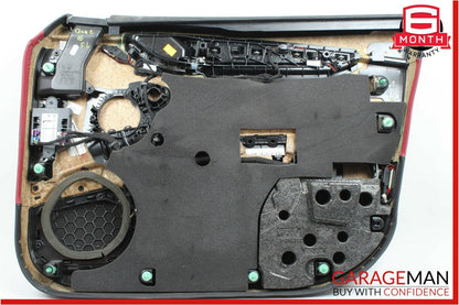 14-18 Maserati Quattroporte Front Left Driver Side Interior Door Panel Red