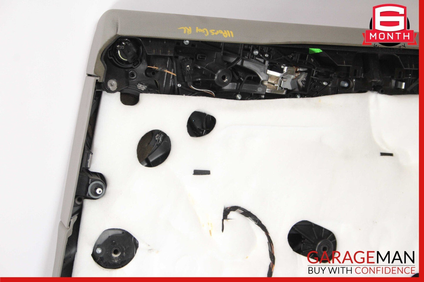 11-17 Porsche Cayenne 958 Rear Left Driver Side Interior Door Panel Assy Grey