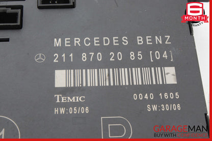 03-09 Mercedes W211 E350 E550 Front Right Passenger Door Control Module OEM