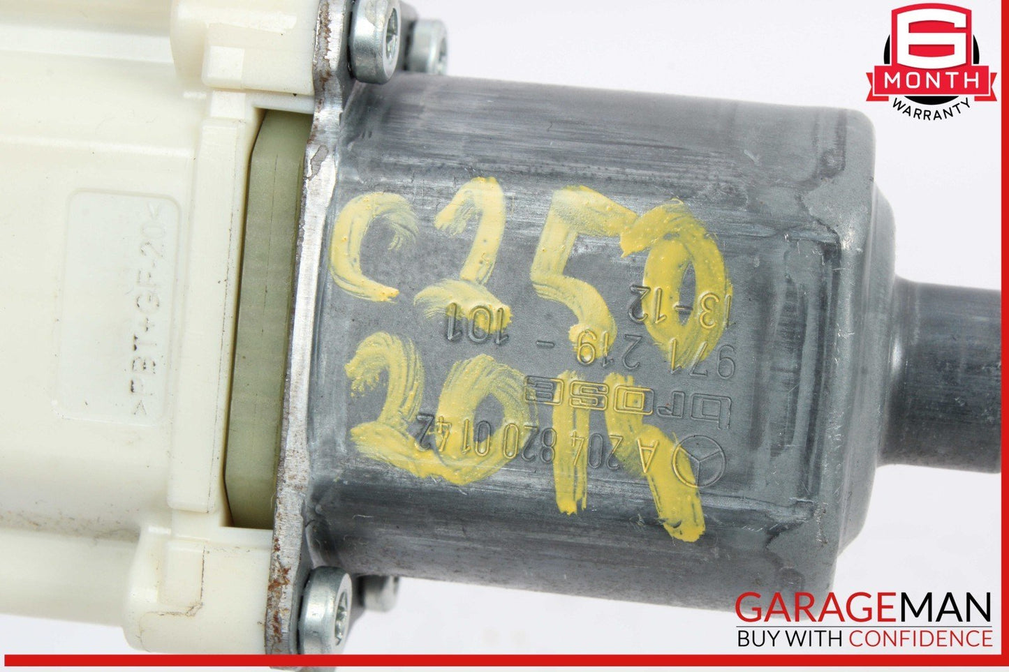 08-16 Mercedes W204 C250 Front Left Driver Side Door Window Regulator Motor OEM