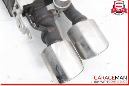 14-17 Maserati Quattroporte SQ4 Rear Right & Left Exhaust Muffler Dual Tip OEM