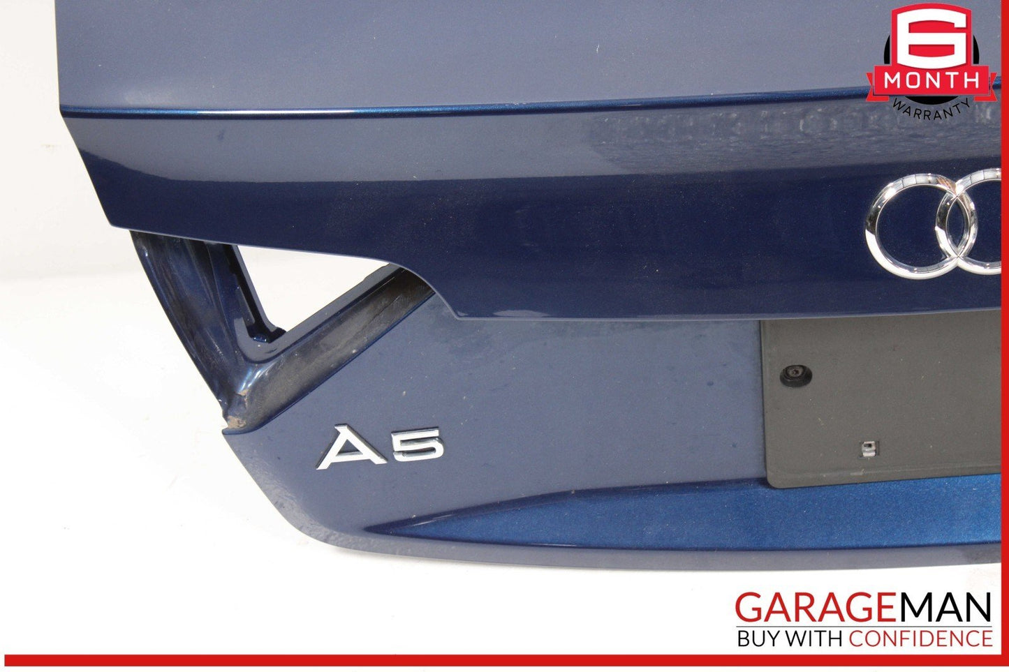 10-17 Audi A5 S5 RS5 Rear Trunk Lid Deck Shell Panel Blue OEM