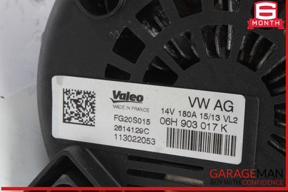 13-17 Audi Q5 A5 A4 Alternator Generator Valeo 14V 180A 06H903017K OEM