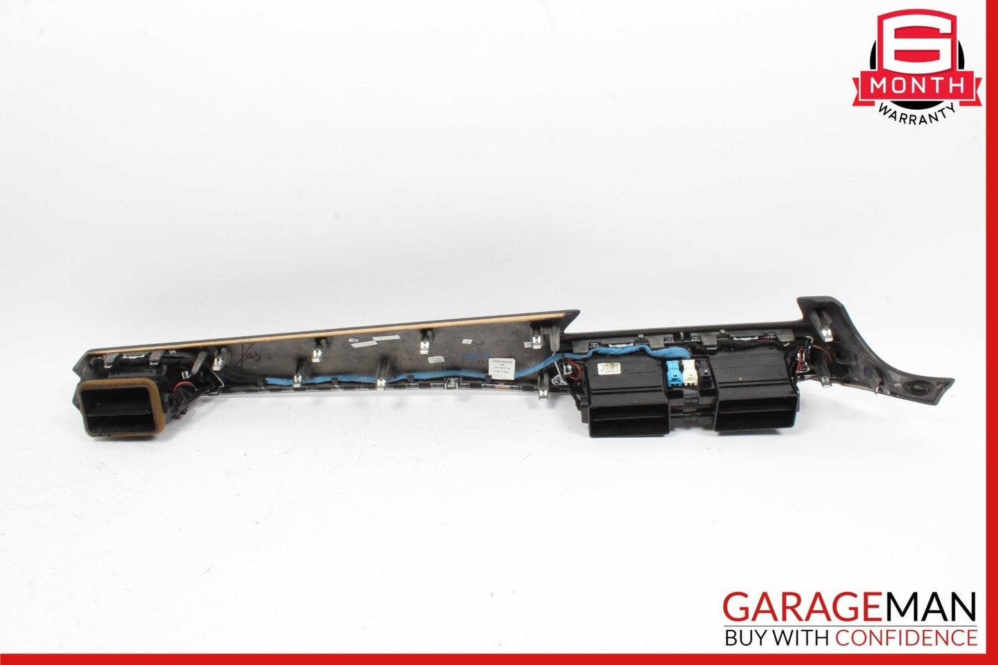12-18 Mercedes W218 CLS500 Front Dash Trim Bezel Air Vent Cover Assy Walnut OEM